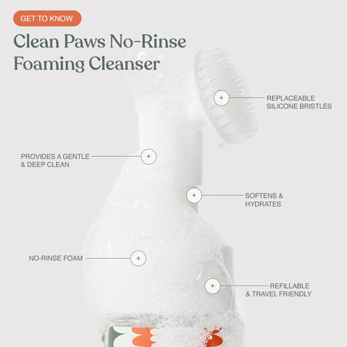 Clean Paws No-Rinse Foaming Cleanser (For Cats & Dogs)